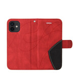 Housse iPhone 13 Mini Simili Cuir Bicolore Signature Housse iPhone 13 Mini Simili Cuir Bicolore Signature