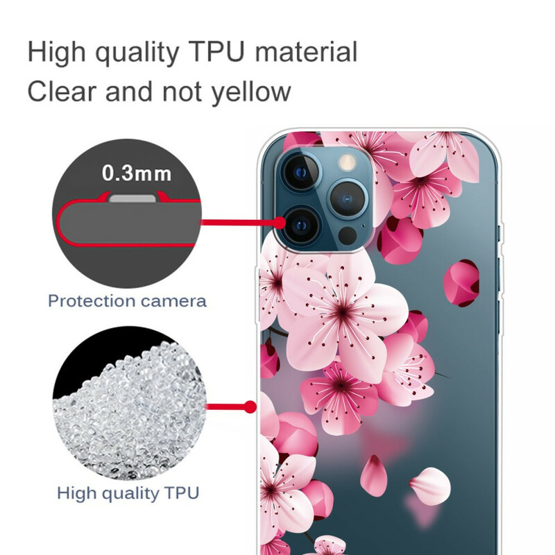 Coque iPhone 13 Pro Florale Premium