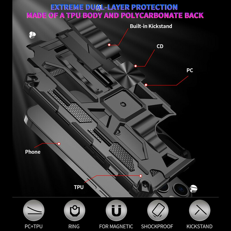 Coque iPhone 13 Pro Détachable Résistante Militaire Coque iPhone 13 Pro Détachable Résistante Militaire