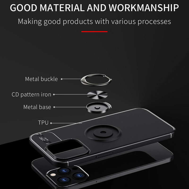Coque iPhone 13 Pro Max Anneau Rotatif Coque iPhone 13 Pro Max Anneau Rotatif