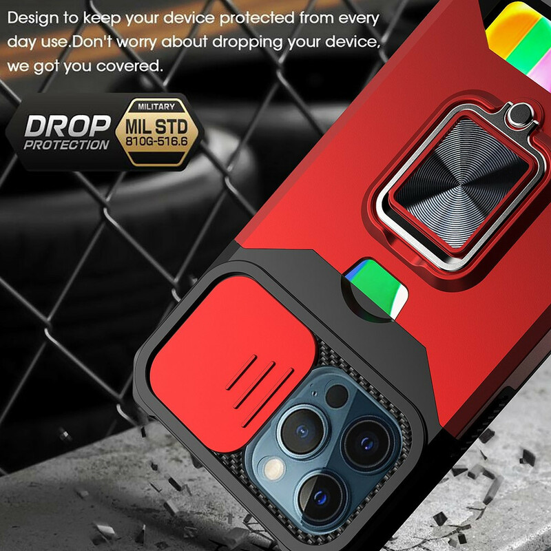 Coque iPhone 13 Pro Max Multi-Fonctionnelle Protège-Lentilles Coque iPhone 13 Pro Max Multi-Fonctionnelle Protège-Lentilles