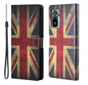 Housse Xiaomi Redmi 10 Drapeau Angleterre à Lanière