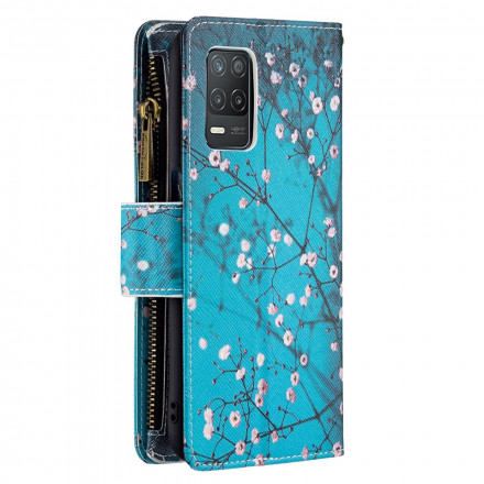 Housse Realme 8 5G Poche Zippée Arbre