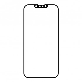 Protection Écran Verre Trempé Contours Noirs iPhone 13 / 13 Pro