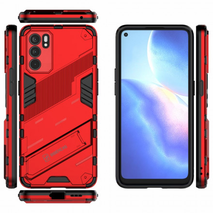 Coque Oppo Reno 6 5G Support Amovible Deux Positions Mains Libres Coque Oppo Reno 6 5G Support Amovible Deux Positions Mains Libres