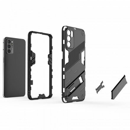 Coque Oppo Reno 6 5G Support Amovible Deux Positions Mains Libres Coque Oppo Reno 6 5G Support Amovible Deux Positions Mains Libres