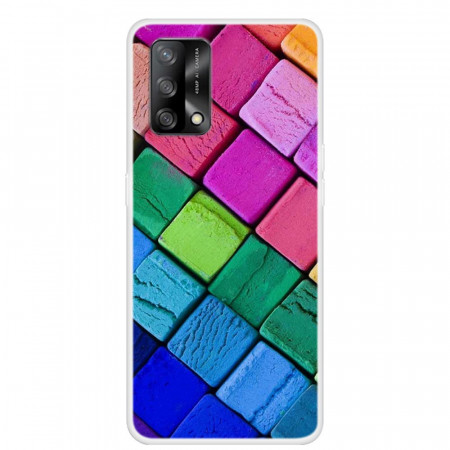 Coque Oppo A74 4G Cubes...
