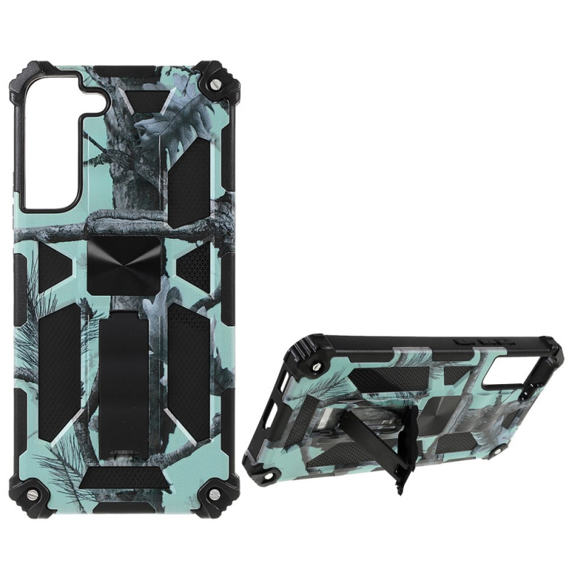 Coque Samsung Galaxy S22 Plus 5G Camouflage Support Amovible