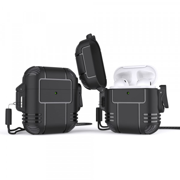 Coque AirPods 2 / 1 Silicone avec Lanière