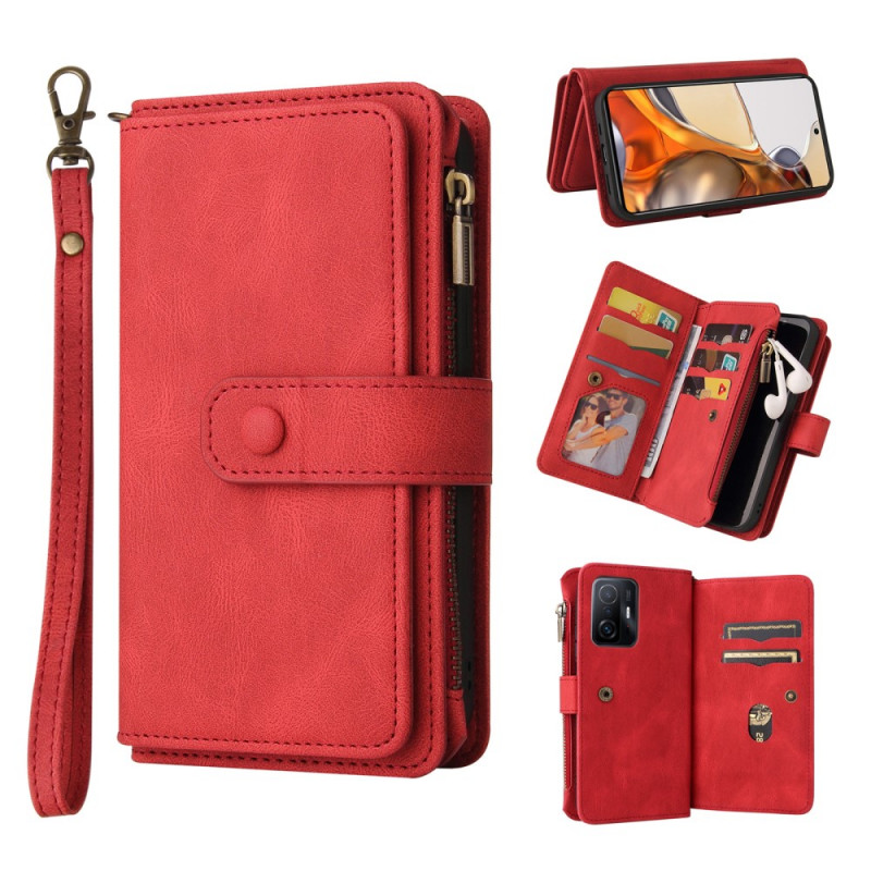 Housse Xiaomi 11T / 11T Pro Multi-fonctions 10 Porte-Cartes
