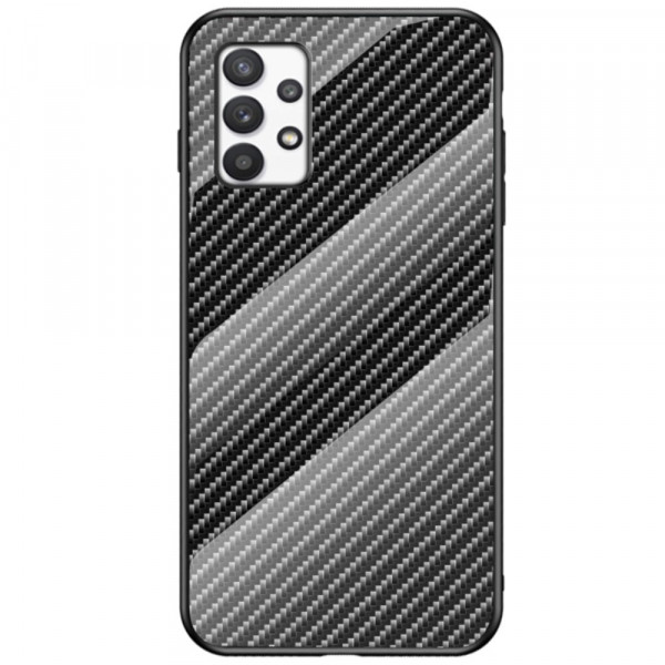 Coque Samsung Galaxy A53 Verre Trempé Fibre Carbone