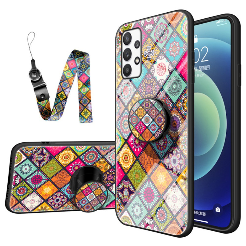Coque Samsung Galaxy A33 5G Support Magnétique Patchwork
