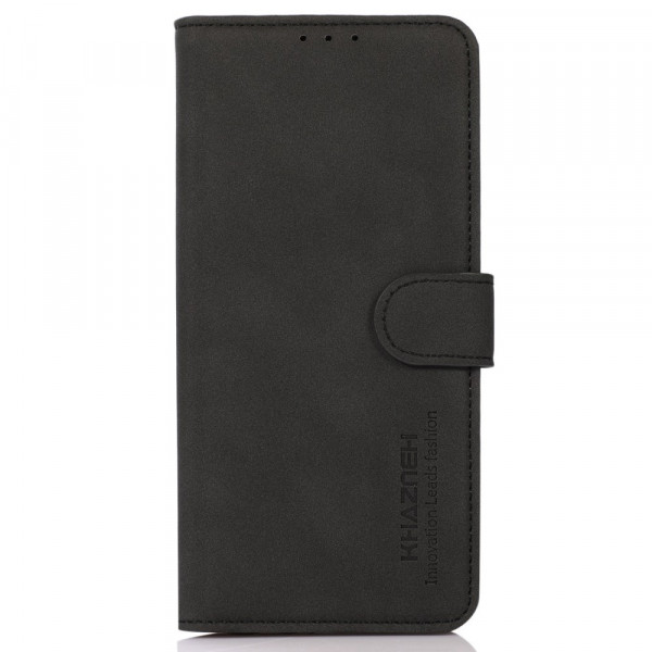 Housse Xiaomi Redmi Note 12T Pro/Poco X4 GT Effet Cuir Fashion KHAZNEH