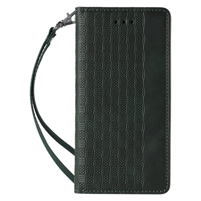 Flip Cover iPhone SE 3 / SE 2 / 8 / 7 Rétro à Lanière