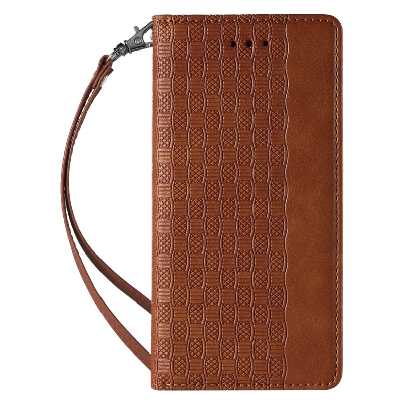 Flip Cover iPhone SE 3 / SE 2 / 8 / 7 Rétro à Lanière