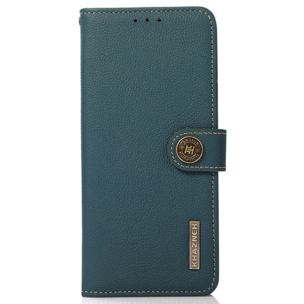 Housse iPhone 14 Pro Cuir Véritable KHAZNEH RFID