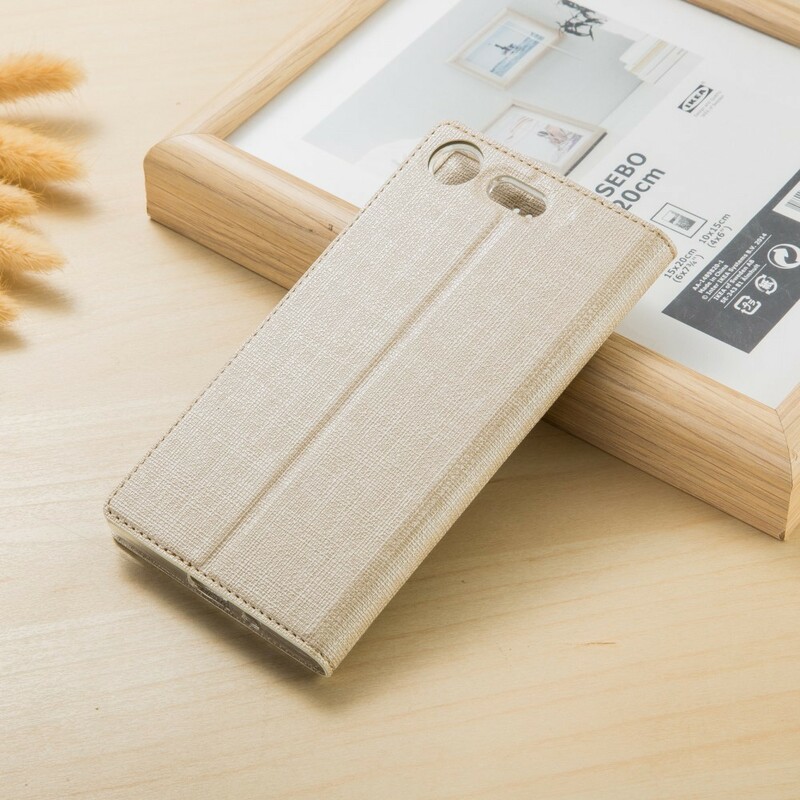 Flip Cover Sony Xperia XZ1 Texturée