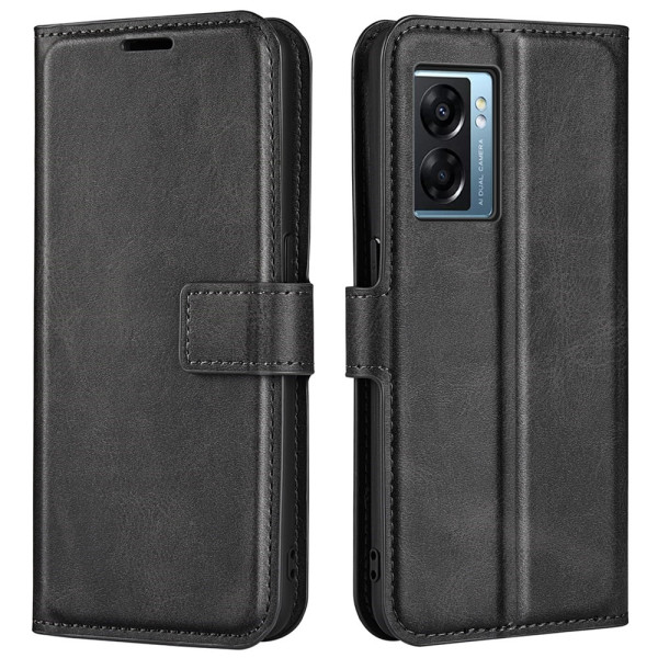 Housse Oppo A77 5G / A57 5G Effet Cuir Slim Extrême