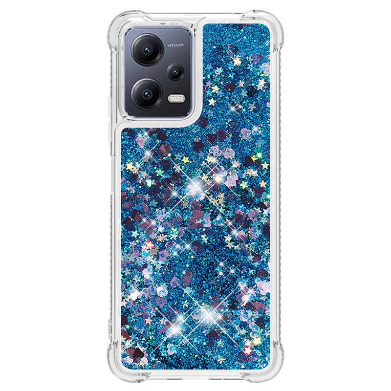 Coque Xiaomi Redmi Note 12/Poco X5 5G Paillettes Colorées