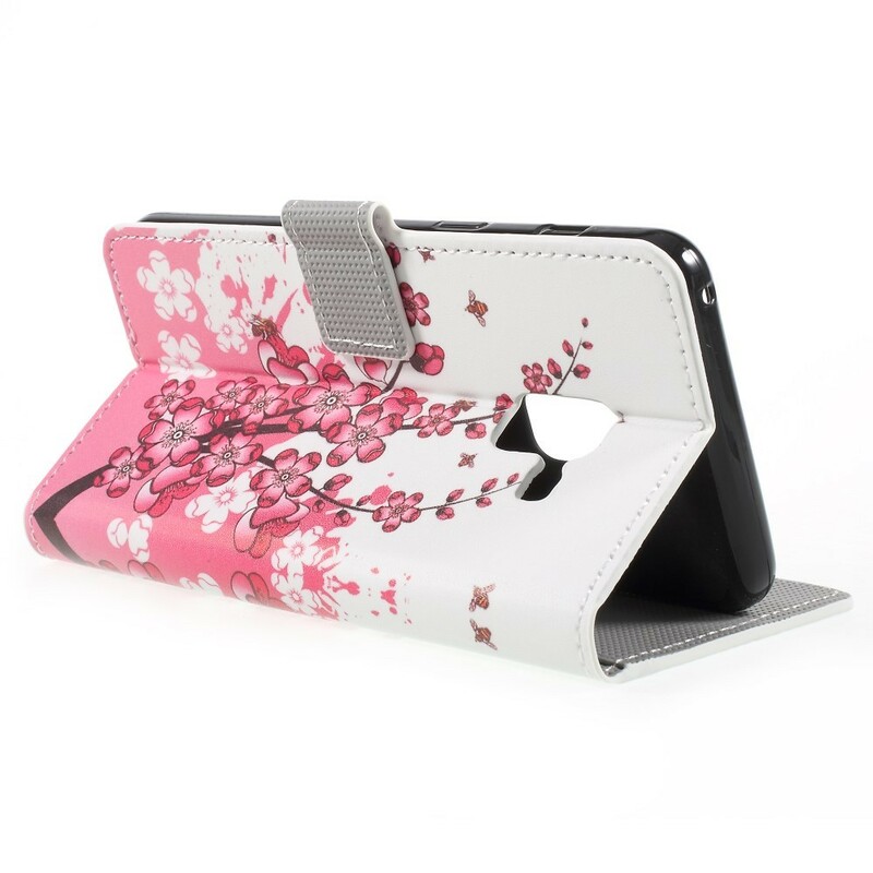 Housse Samsung Galaxy A8 2018 Tropical Flowers