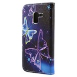 Housse Samsung Galaxy A8 2018 Butterflies