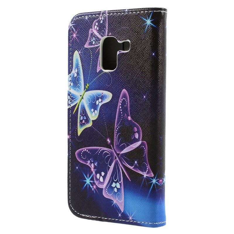 Housse Samsung Galaxy A8 2018 Butterflies