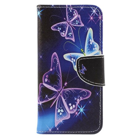 Housse Samsung Galaxy A8 2018 Butterflies