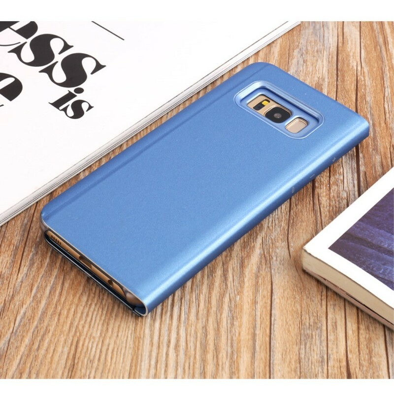 View Cover Samsung Galaxy S8 Plus Miroir et Effet Cuir
