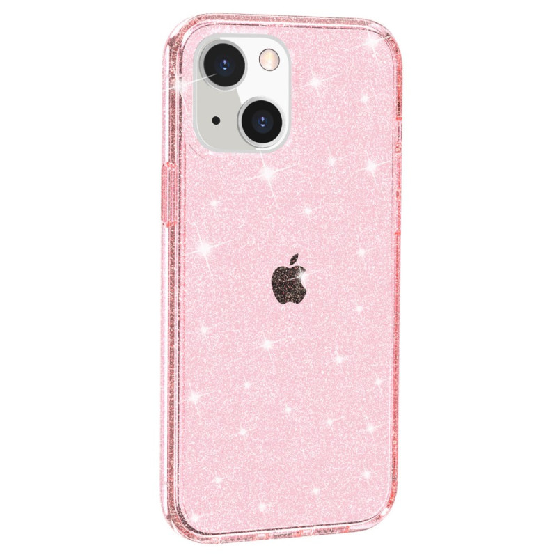 Coque iPhone 15 Transparente Paillettes
