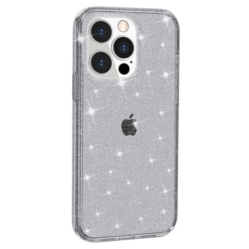 Coque iPhone 15 Pro Translucide Paillettes