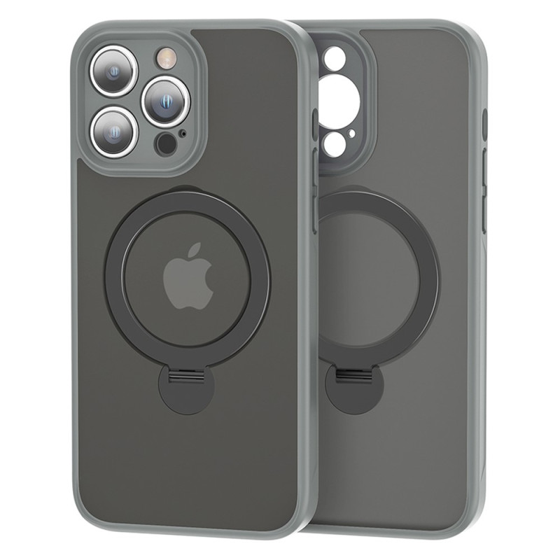Coque iPhone 15 Pro Translucide Compatible MagSafe avec Support