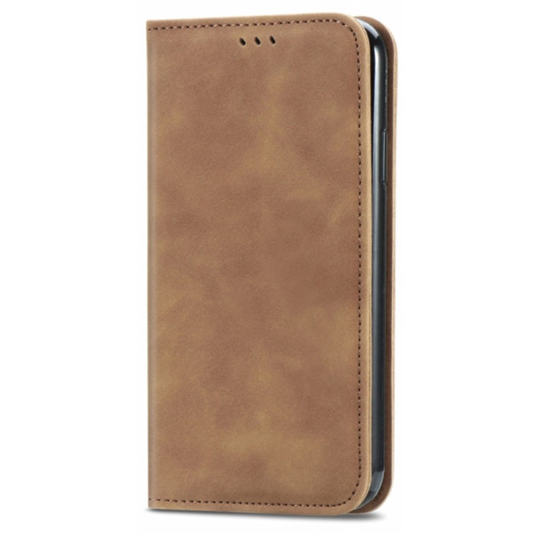Flip Cover iPhone 15 Pro Max Effet Cuir Rétro