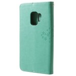 Housse Samsung Galaxy S9 Arbre et Hiboux à Lanière