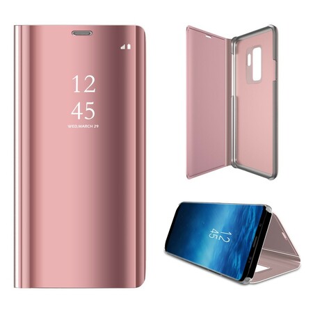 View Cover Samsung Galaxy S9 Miroir et Effet Cuir