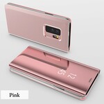 View Cover Samsung Galaxy S9 Miroir et Effet Cuir