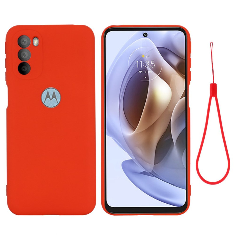 Coque Moto G51 5G Silicone Flexible Lanière