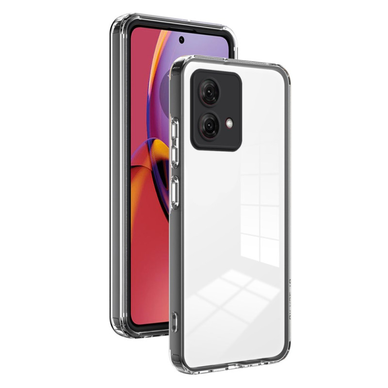 Coque Moto G84 5G Transparente Rebords Colorés