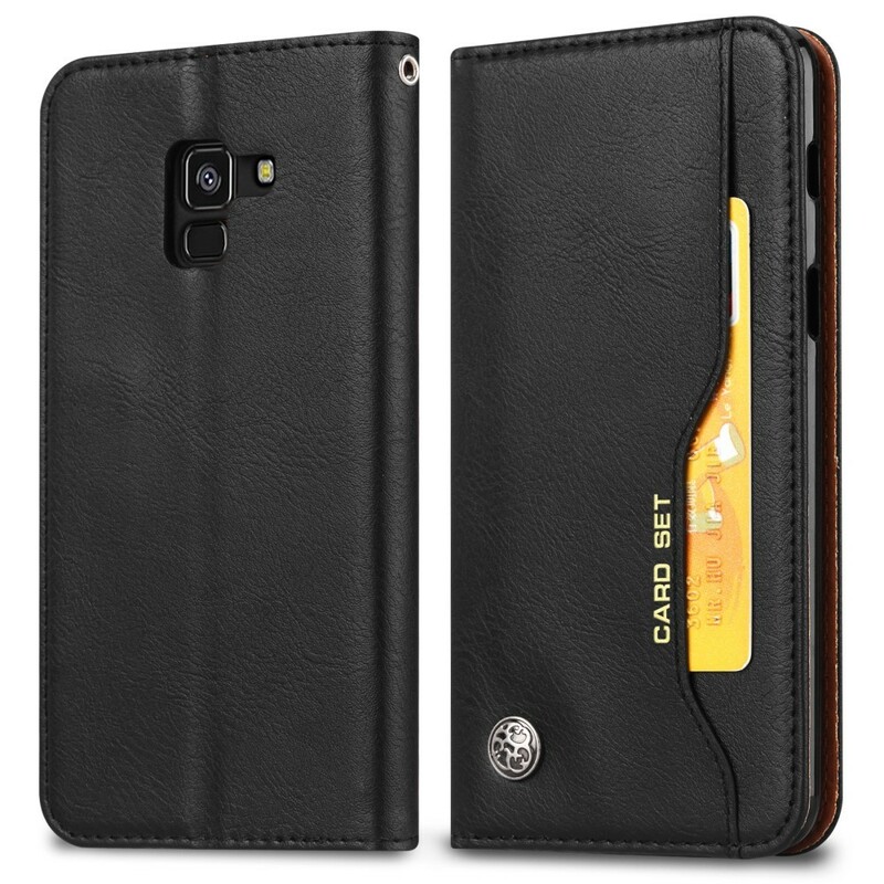 Flip Cover Samsung Galaxy A8 Simili Cuir Porte-Cartes