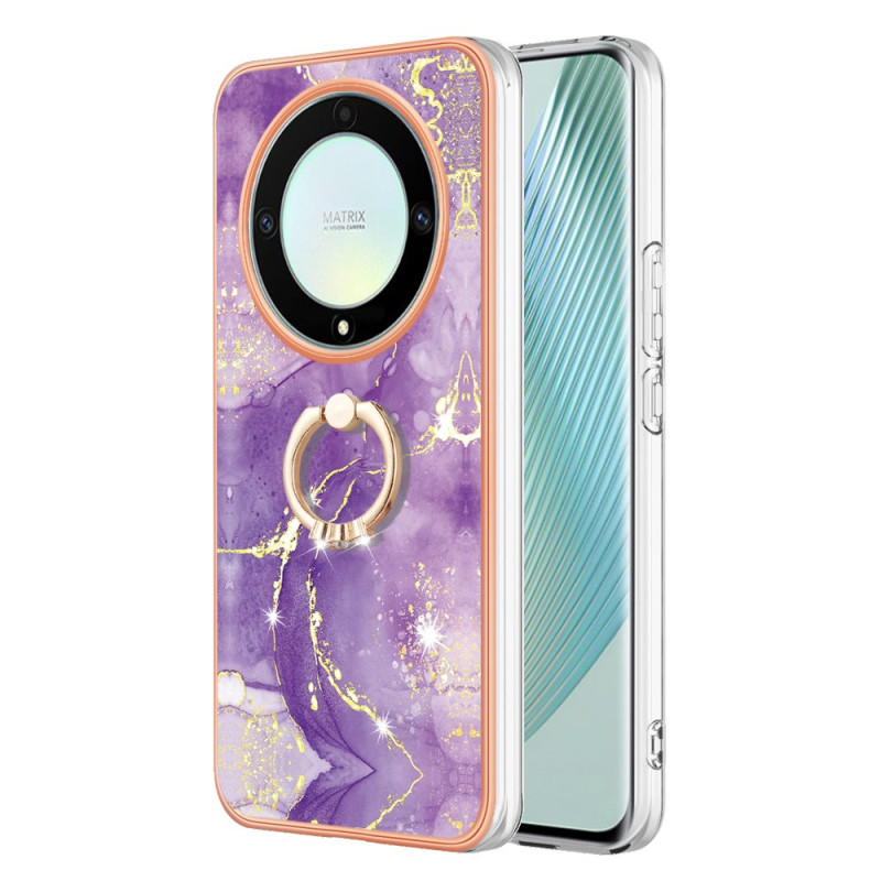Coque Honor Magic 5 Lite 5G / X9a Anneau-Support Marbre