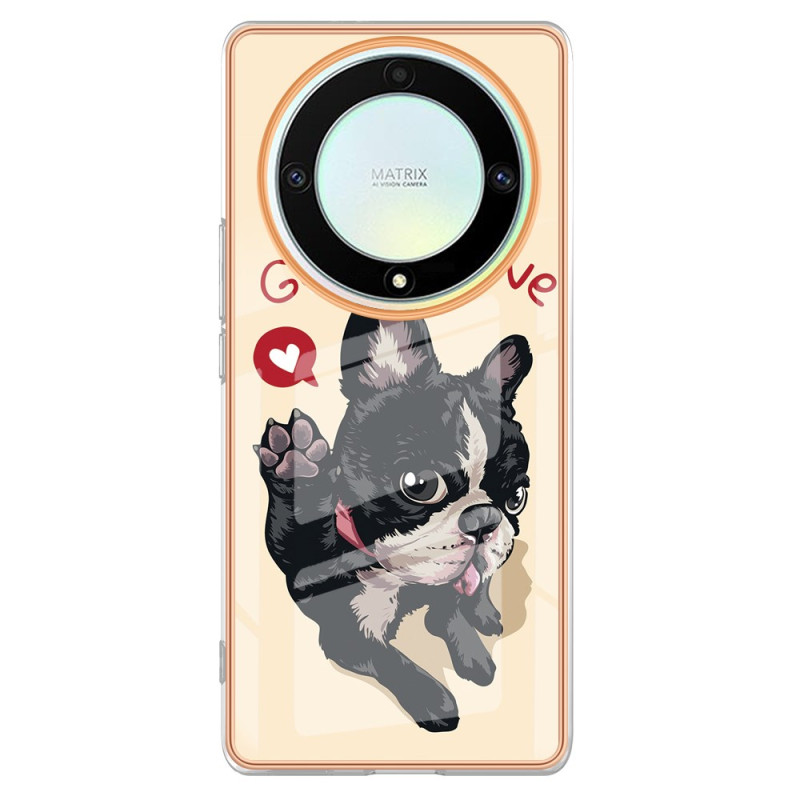 Coque Honor Magic 5 Lite 5G / X9a Chien Give Me Five