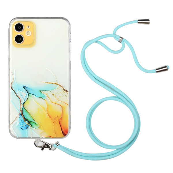 Coque à Cordon iPhone 11 Motif de Marbre