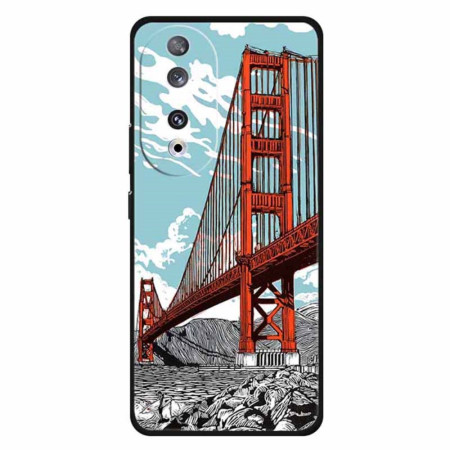 Coque Honor 90 Golden Gate...