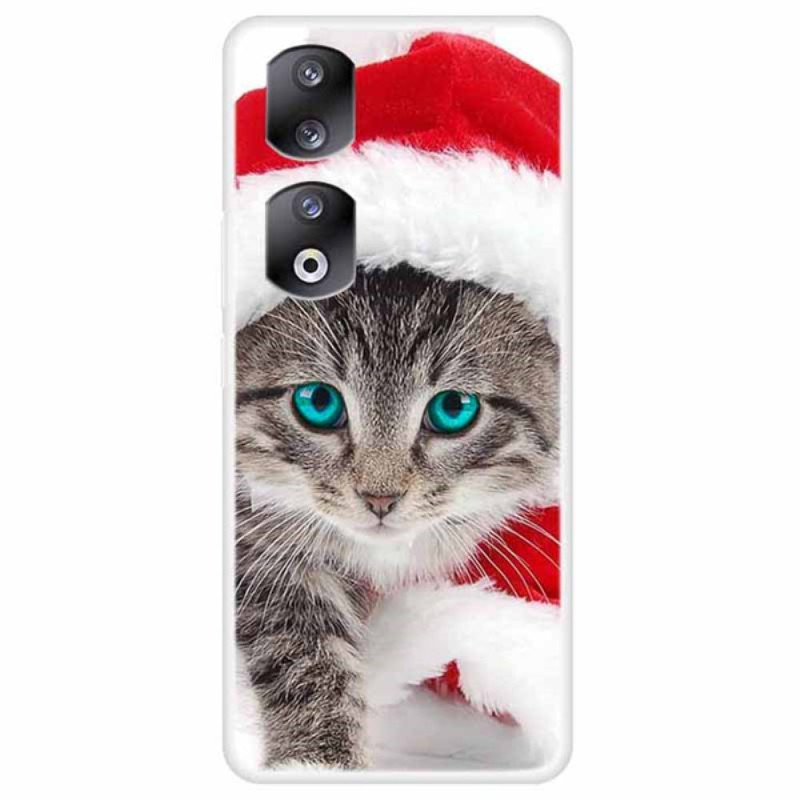 Coque Honor 90 Chat au Chapeau Rouge