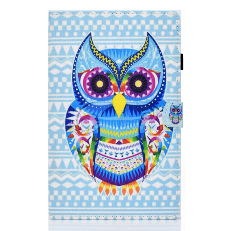 Housse Samsung Galaxy Tab A11 / A9 Hibou Coloré