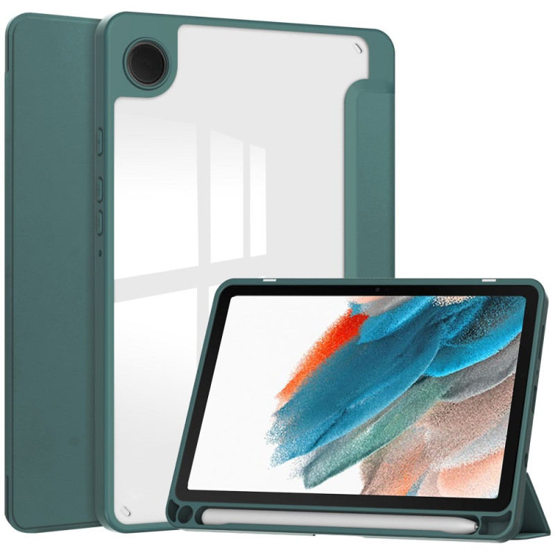 Smart Case Samsung Galaxy Tab A11 / A9 Dos Transparent et Porte-Stylo