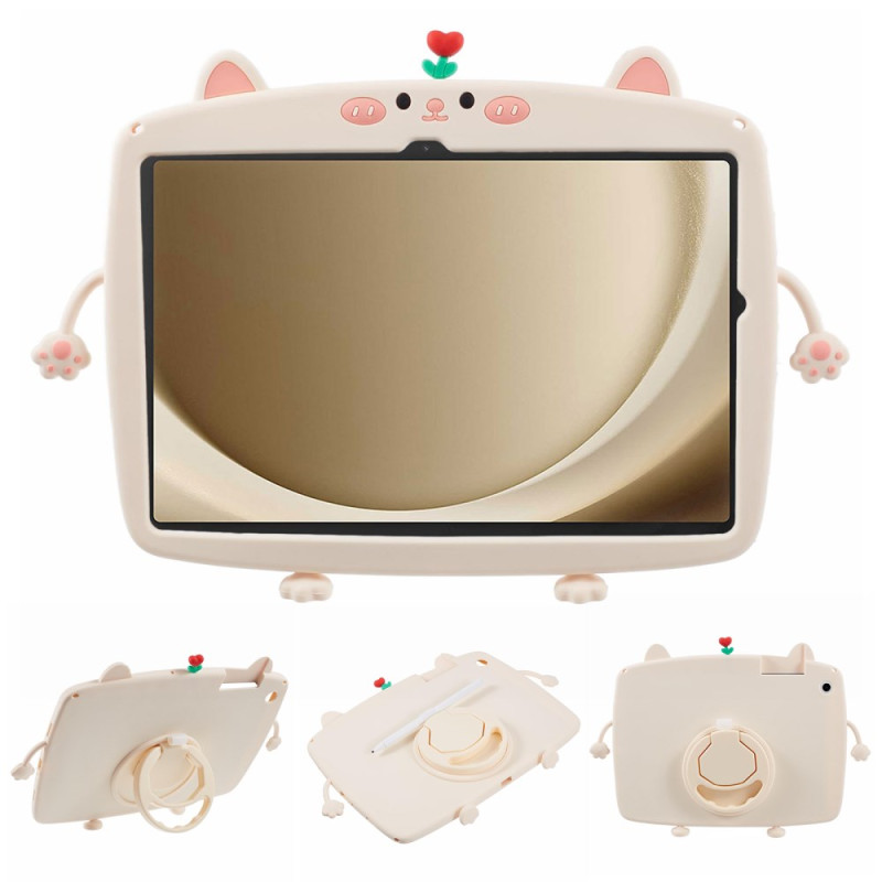 Coque Samsung Galaxy Tab A11 Plus / A9 Plus Rotatif Support Style Chat