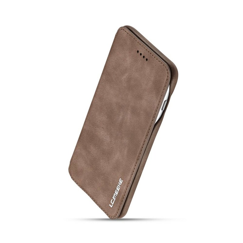 Flip Cover iPhone 6/6S LC.IMEEKE Effet Cuir