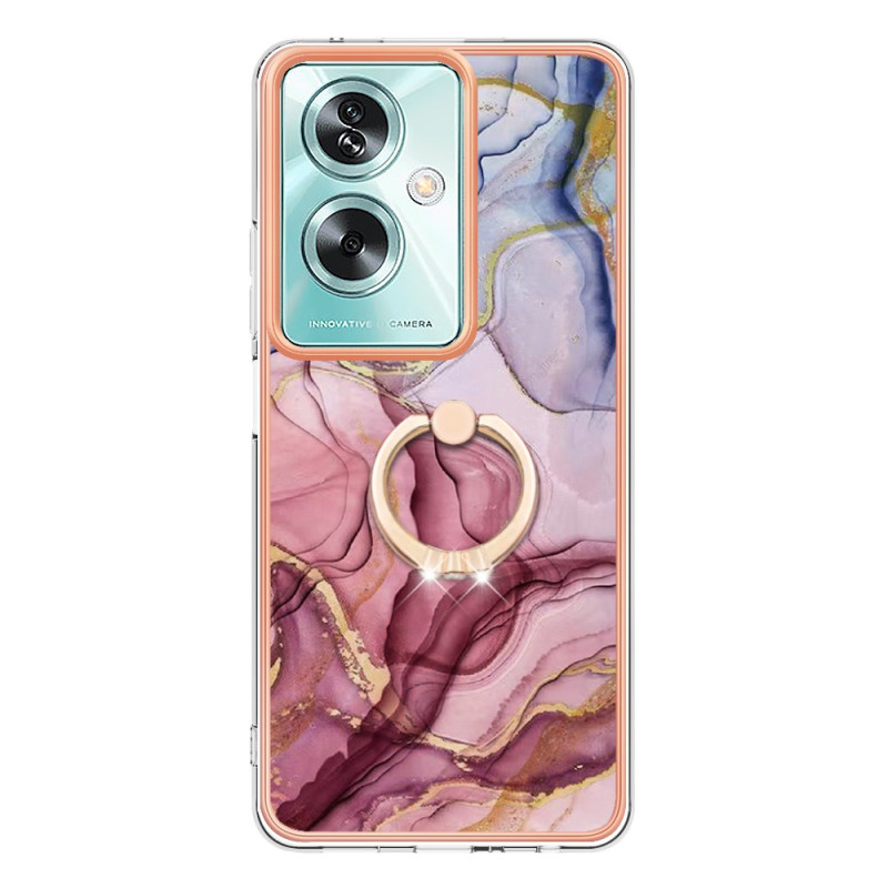 Coque Oppo A79 5G Anneau-Support Marbre