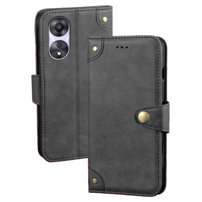 Housse Oppo A78 5G Rivets IDEWEI