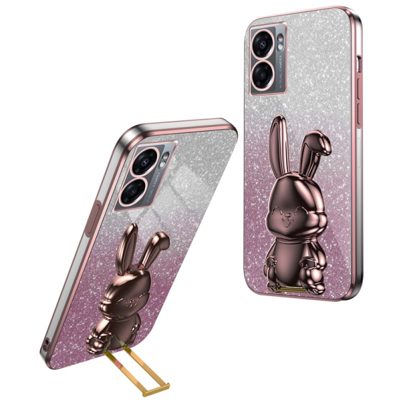 Coque pour Oppo A77 5G / A57 5G Lapin Support